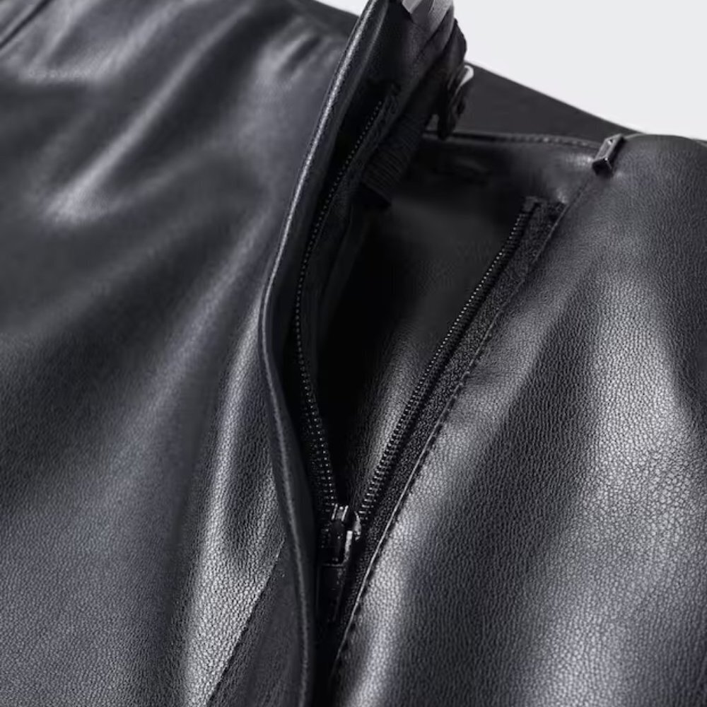 NWT Mango Faux-leather pants - Picture 14 of 14
